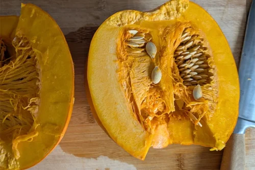 Préparation de la citrouille